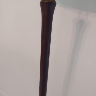 Bobby Phillips Original Turned Wood Fluted Post Floor Lamp with Shade Choice B