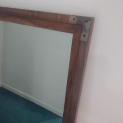 Wood Framed Wall Mirror