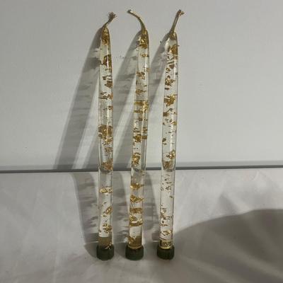 Footed Ceramic Christmas Bowl & Three Candles (DR-MG)