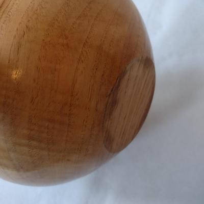 Bobby Phillips Original Turned Wood Bowl with Inlay Band Accent