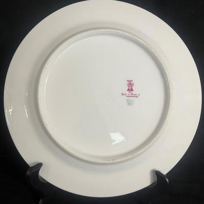 Limoges China & Two Sterling Serving Forks (DR-MG)