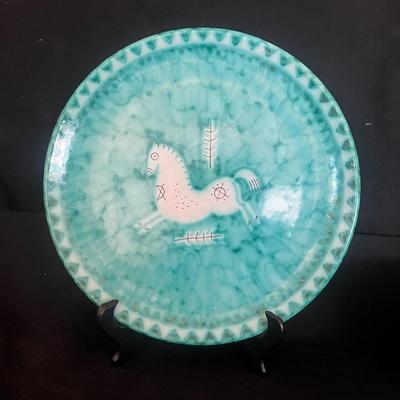Retro Guido Gambone X Cantagalli Italian Ceramic Plates (GB-MG)