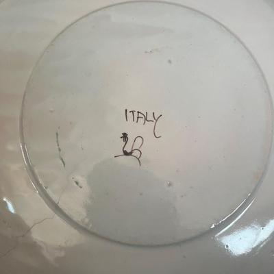Retro Guido Gambone X Cantagalli Italian Ceramic Plates (GB-MG)