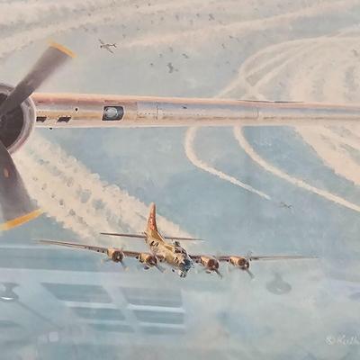 'Fortresses Under Fire' by Keith Harris Print (LR-JS)