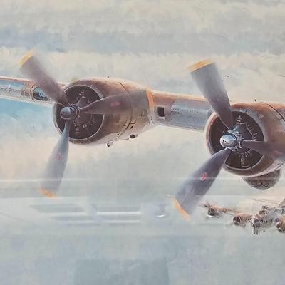 'Fortresses Under Fire' by Keith Harris Print (LR-JS)