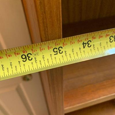 Teak Book Shelf 74” x 36”