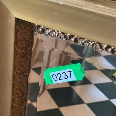 Huge Antique Gold Gilt Framed Mirror