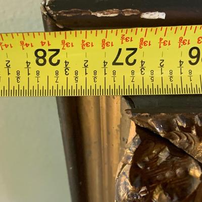Huge Antique Gold Gilt Framed Mirror