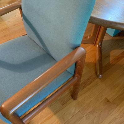MCM Teak Dining Table & Chairs