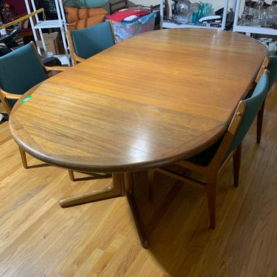 MCM Teak Dining Table & Chairs