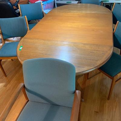 MCM Teak Dining Table & Chairs