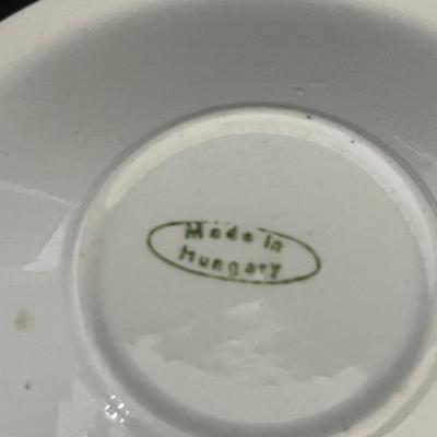 Hungarian Demitasse Cup & Saucer Set of 12 (DR-MG)