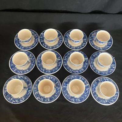 Hungarian Demitasse Cup & Saucer Set of 12 (DR-MG)