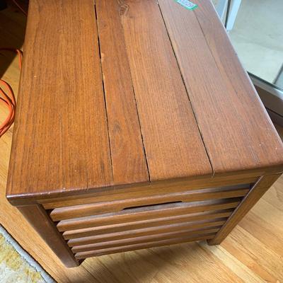 Hand Made Side Table / Magazine & Book Storage