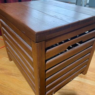 Hand Made Side Table / Magazine & Book Storage