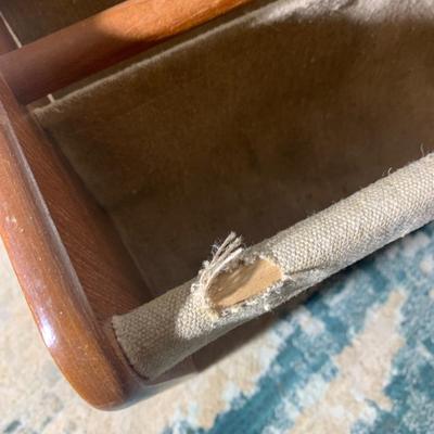 MCM Teak Magazine Rack