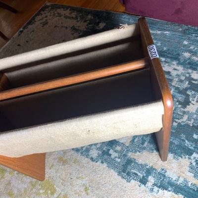 MCM Teak Magazine Rack