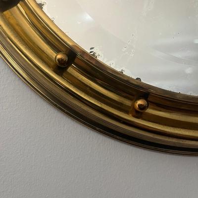 Brass Porthole Style Beveled Mirror (DR-MG)