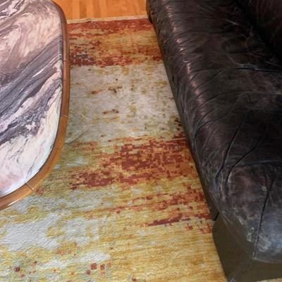 Large Area Rug - Mid Century Design/Colors 153” x 119”