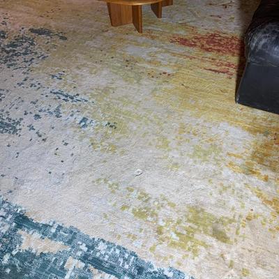 Large Area Rug - Mid Century Design/Colors 153” x 119”