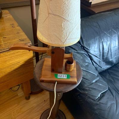 Handmade Lamp - Watering Pump w/ Plant Stand/Table