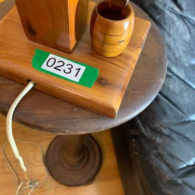 Handmade Lamp - Watering Pump w/ Plant Stand/Table