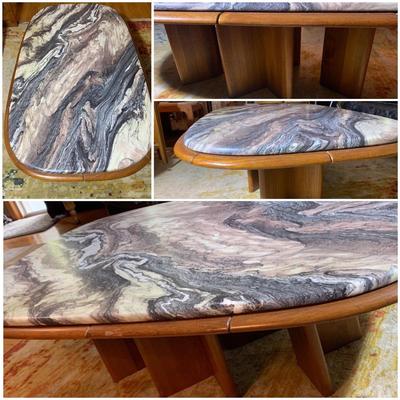 MCM Marble Top Coffee Table