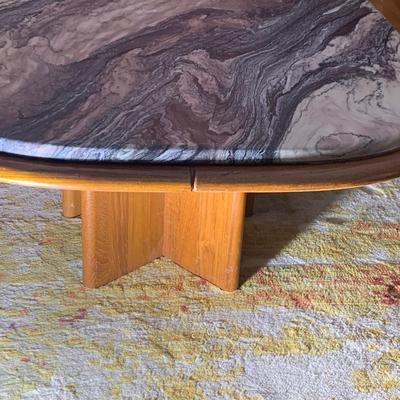 MCM Marble Top Coffee Table