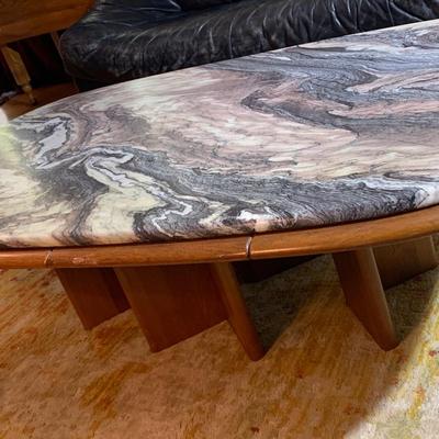MCM Marble Top Coffee Table