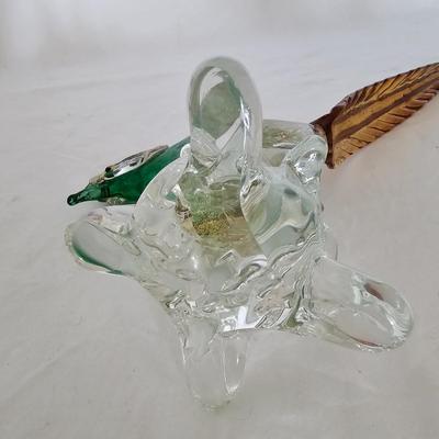Pair of Murano Glass Birds (LR-JS)