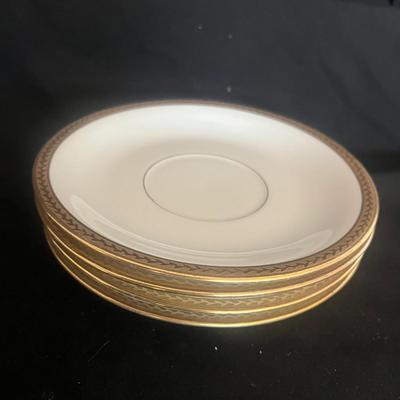 Vignaud Limoges Tea Cups & Saucers (DR-MG)