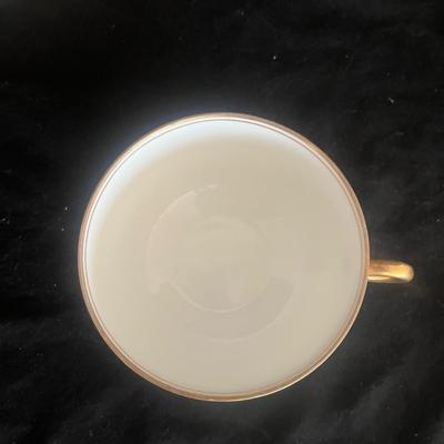Vignaud Limoges Tea Cups & Saucers (DR-MG)
