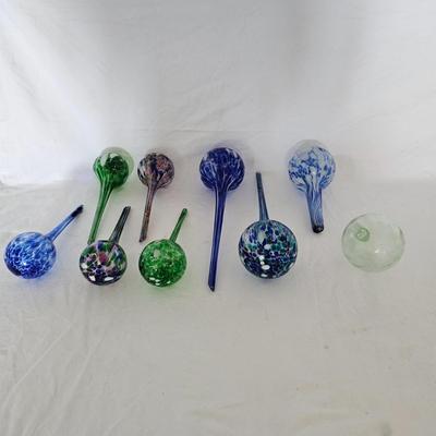 Blown Glass Water Tubes with Wide Cylinder Vase (LR-JS)