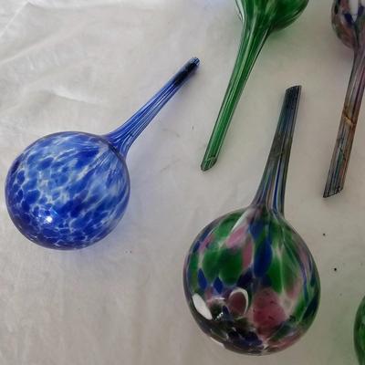 Blown Glass Water Tubes with Wide Cylinder Vase (LR-JS)