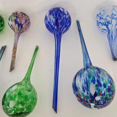 Blown Glass Water Tubes with Wide Cylinder Vase (LR-JS)
