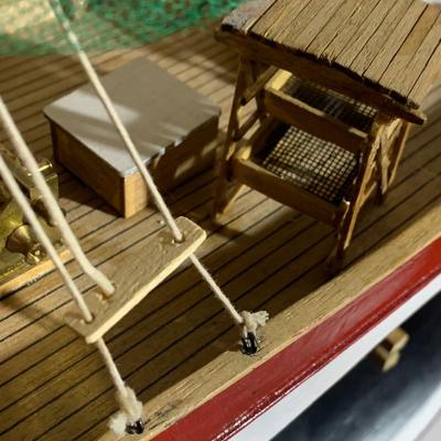 Large Wood Ship Model
