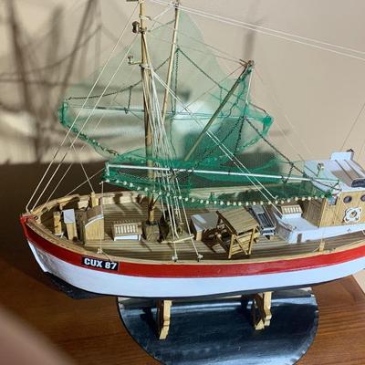 Large Wood Ship Model