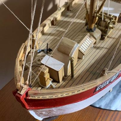 Large Wood Ship Model