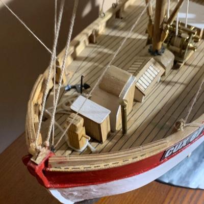 Large Wood Ship Model