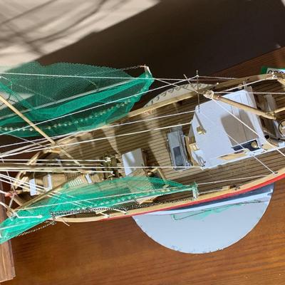 Large Wood Ship Model