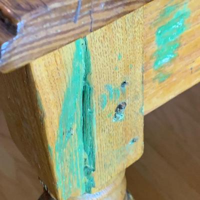 Antique Oak Drop Leaf Table