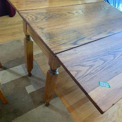 Antique Oak Drop Leaf Table