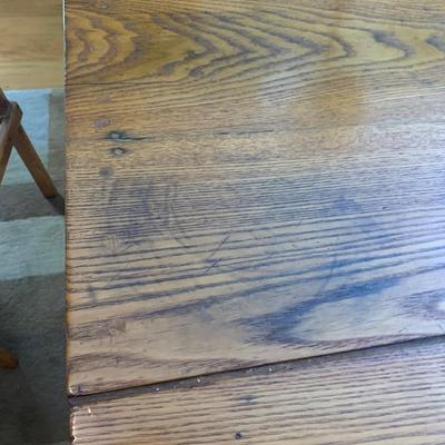 Antique Oak Drop Leaf Table