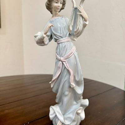 Lladro Figurine Angel With Lyre 1321