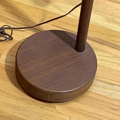 MCM Teak Adjustable Floor Lamp