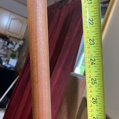 MCM Teak Adjustable Floor Lamp