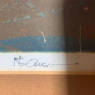Mid Century Art “Corrosion” Signed 1/18