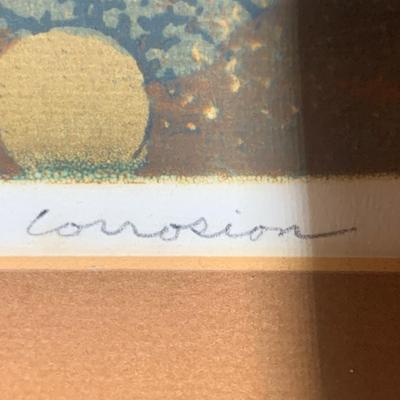 Mid Century Art “Corrosion” Signed 1/18