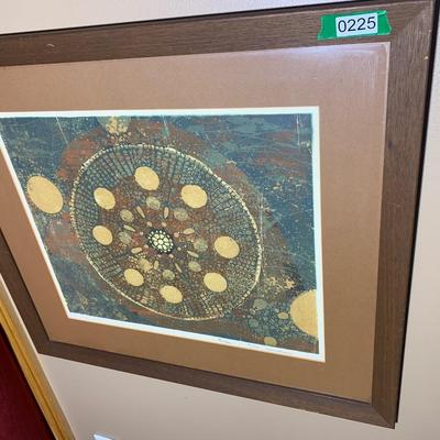 Mid Century Art “Corrosion” Signed 1/18