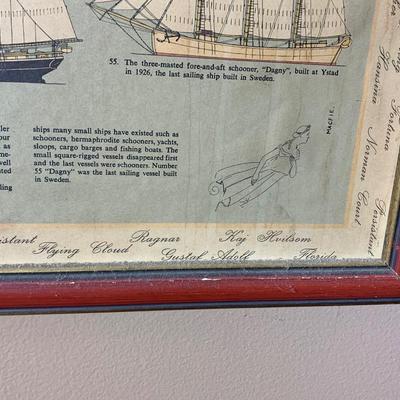 Sails Thru The Centuries Large Framed Art
